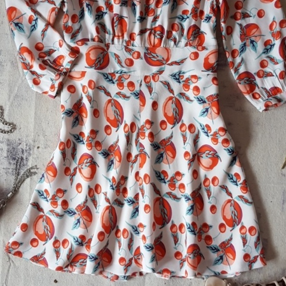 Juicy Couture Long Sleeve Cherry Dress